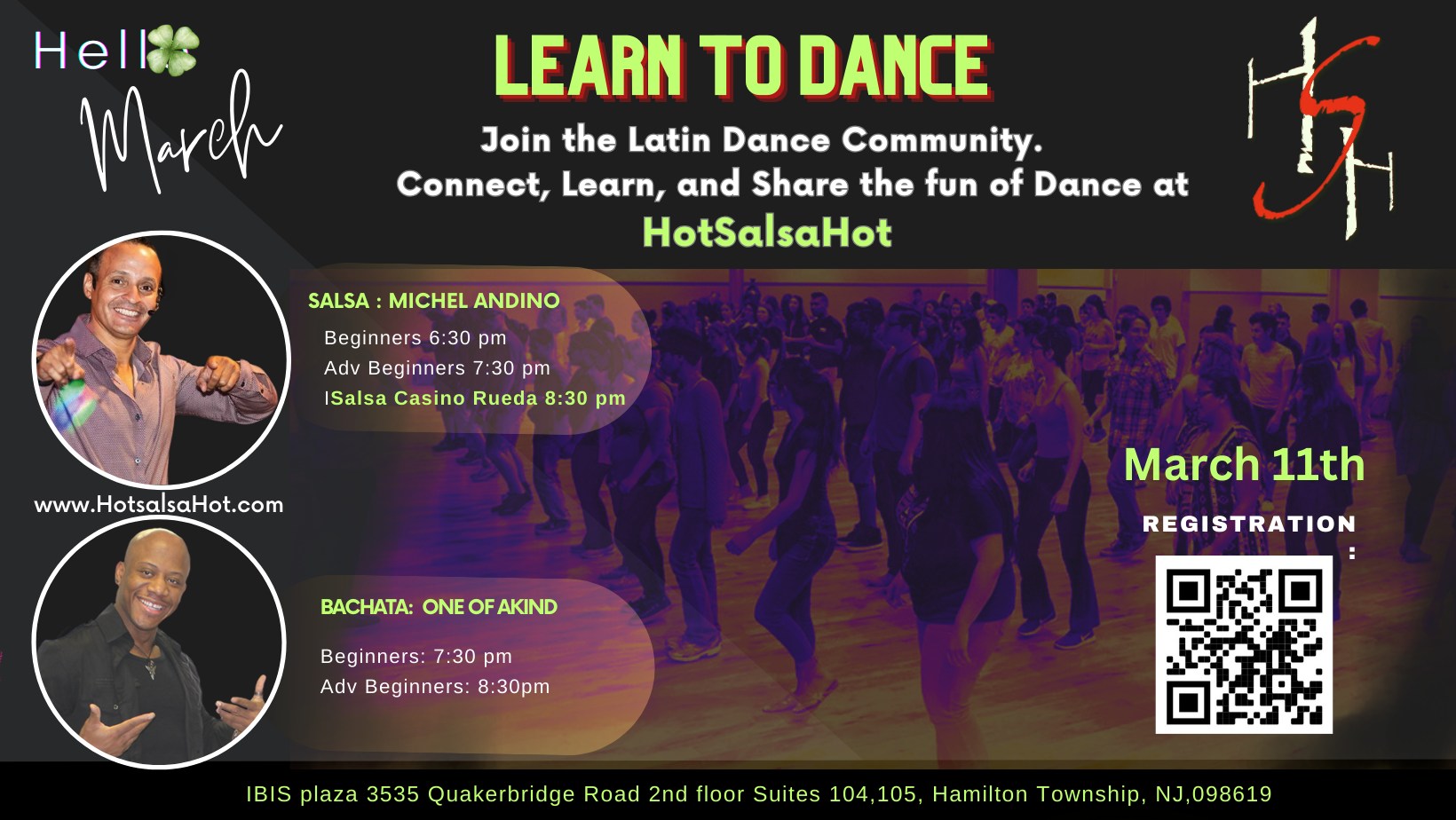 HotSalsaHot March cycle classes