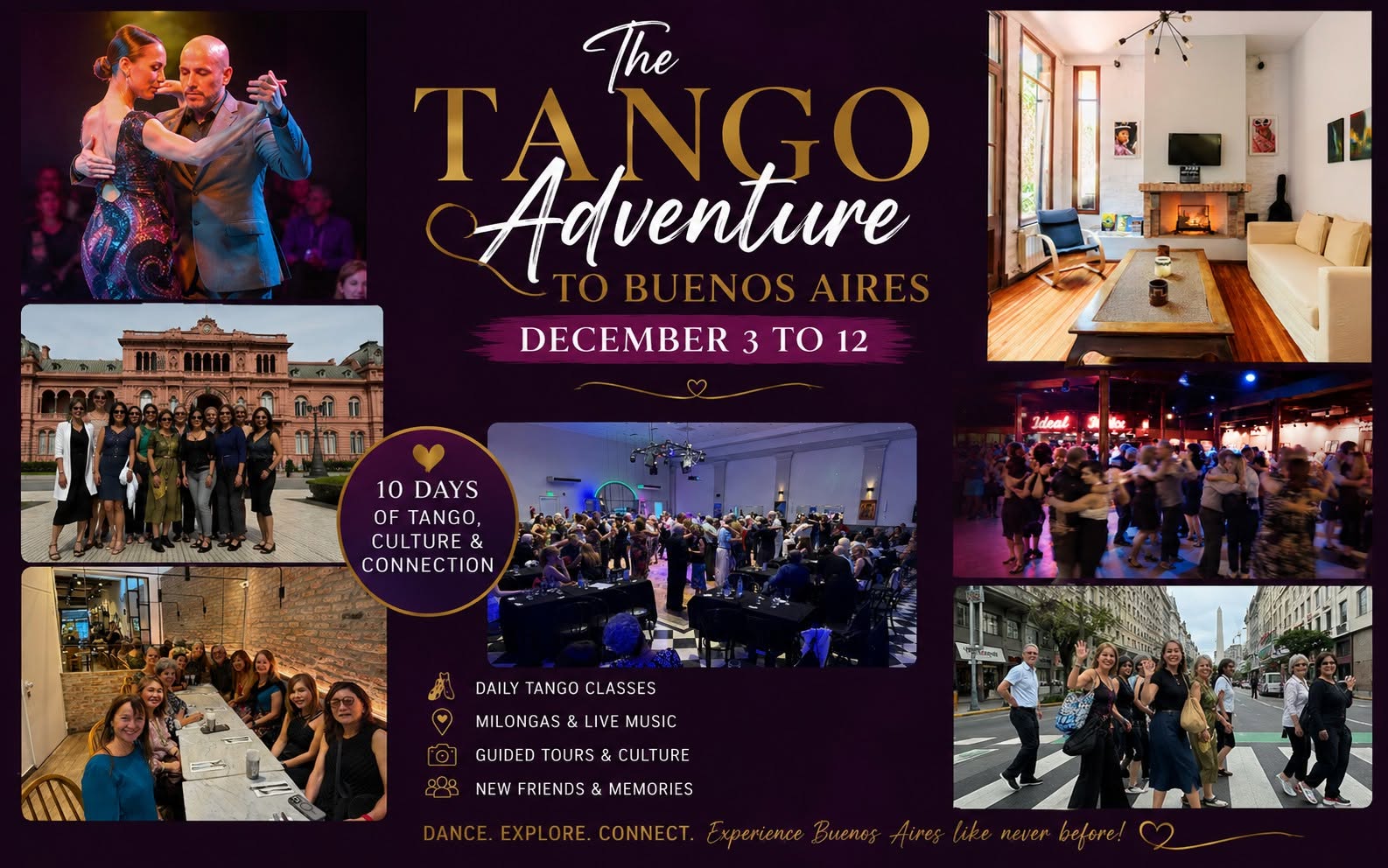 The Tango Adventure to Buenos Aires. DECEMBER 2026