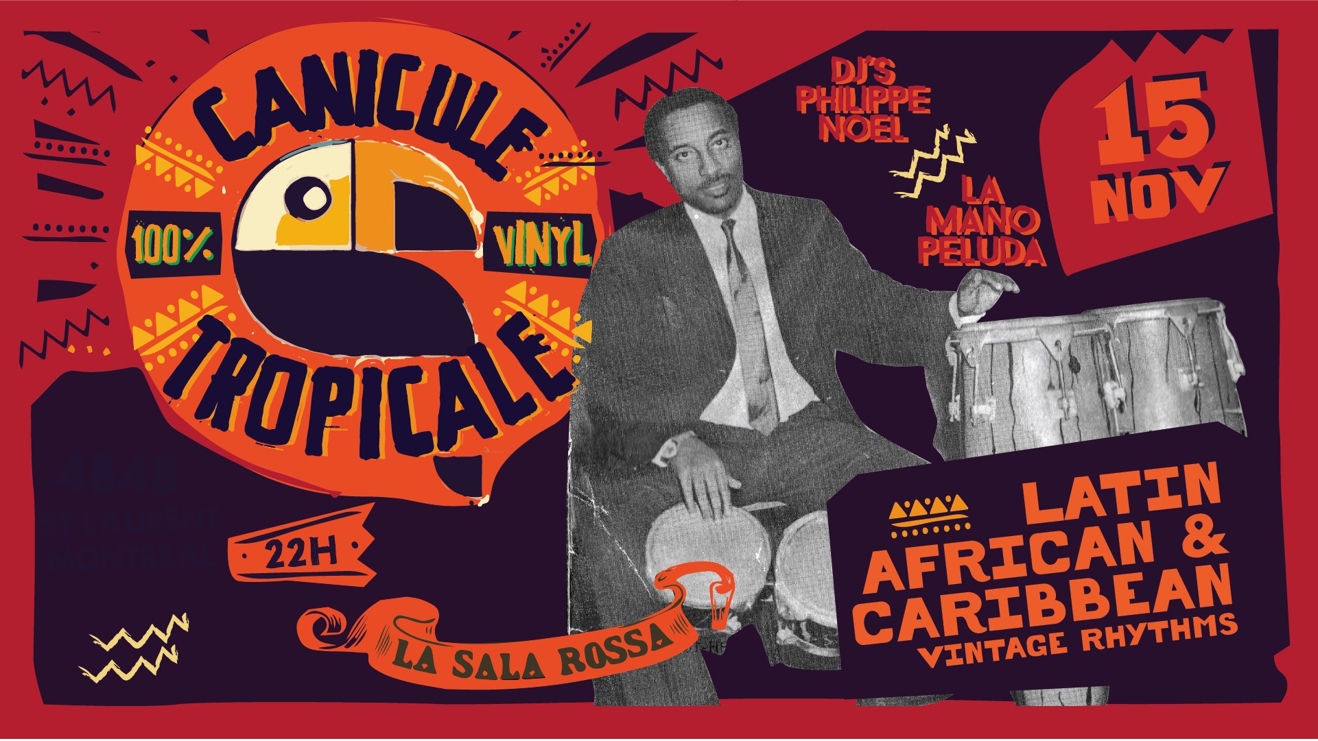 CANICULE TROPICALE ★ SAT 15 NOV ★ TROPICAL VINTAGE SOUNDS
