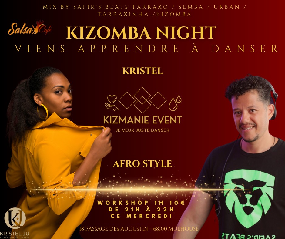 Kizomba night AFRO STYLE with Kristel Ju & Safir's Beats