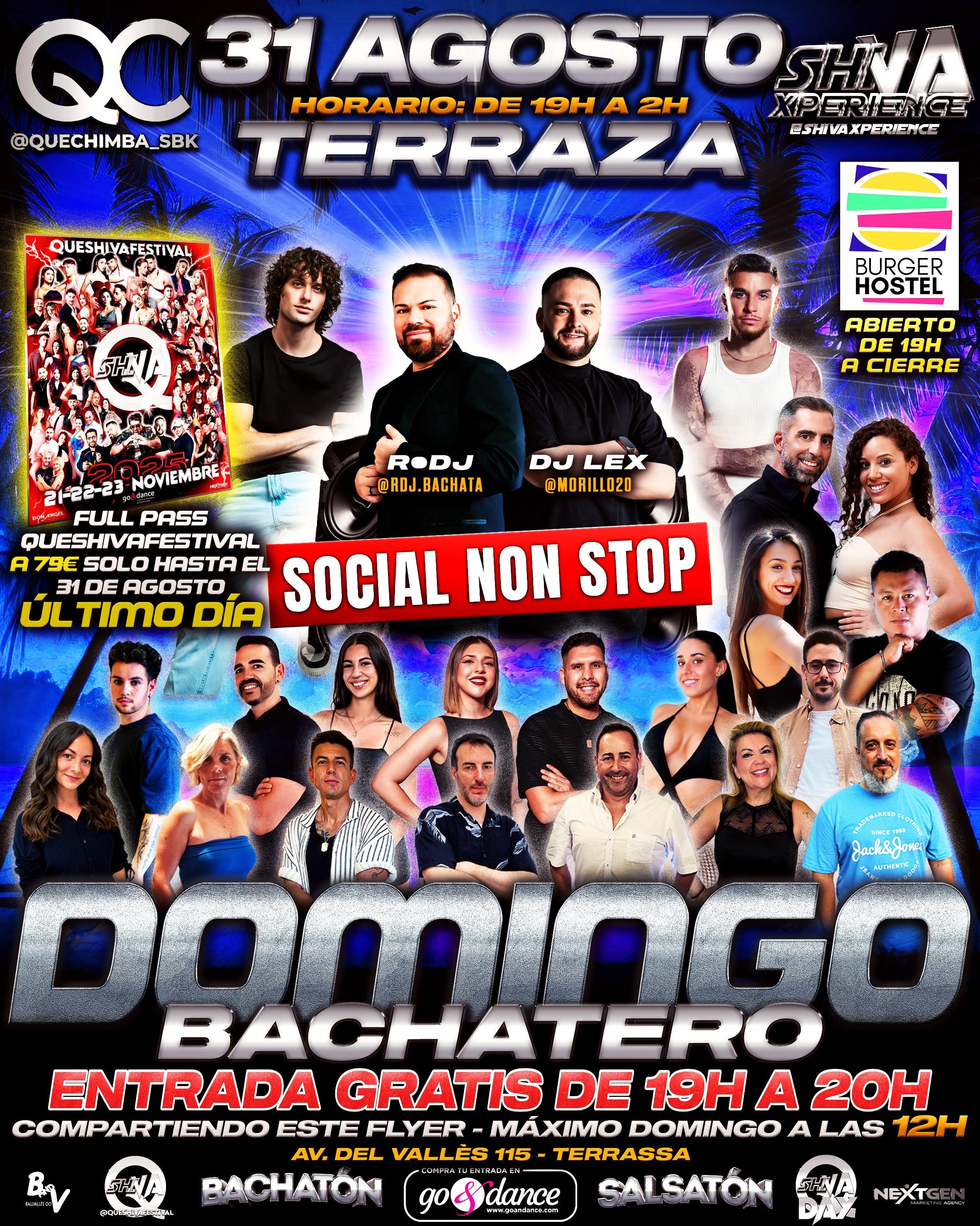 💥💥 TODOS LOS DOMINGOS TERRAZA BACHATERA QC x SHIVA 💥💥