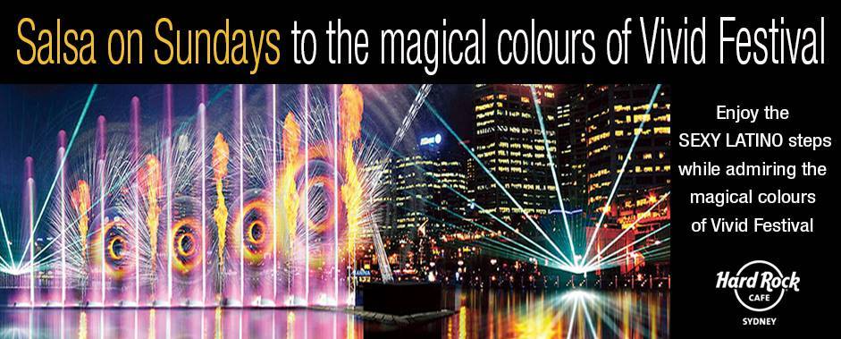 Salsa on Sunday and the colours of Vivid Festival
