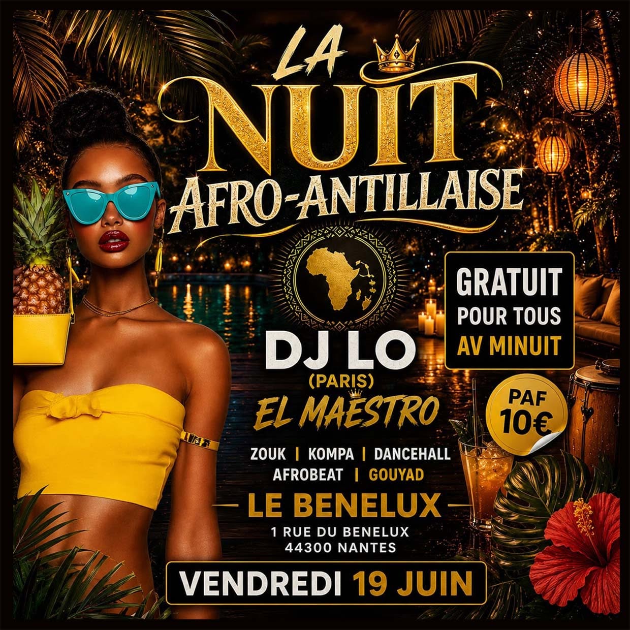 LA NUIT AFRO-ANTILLAISE