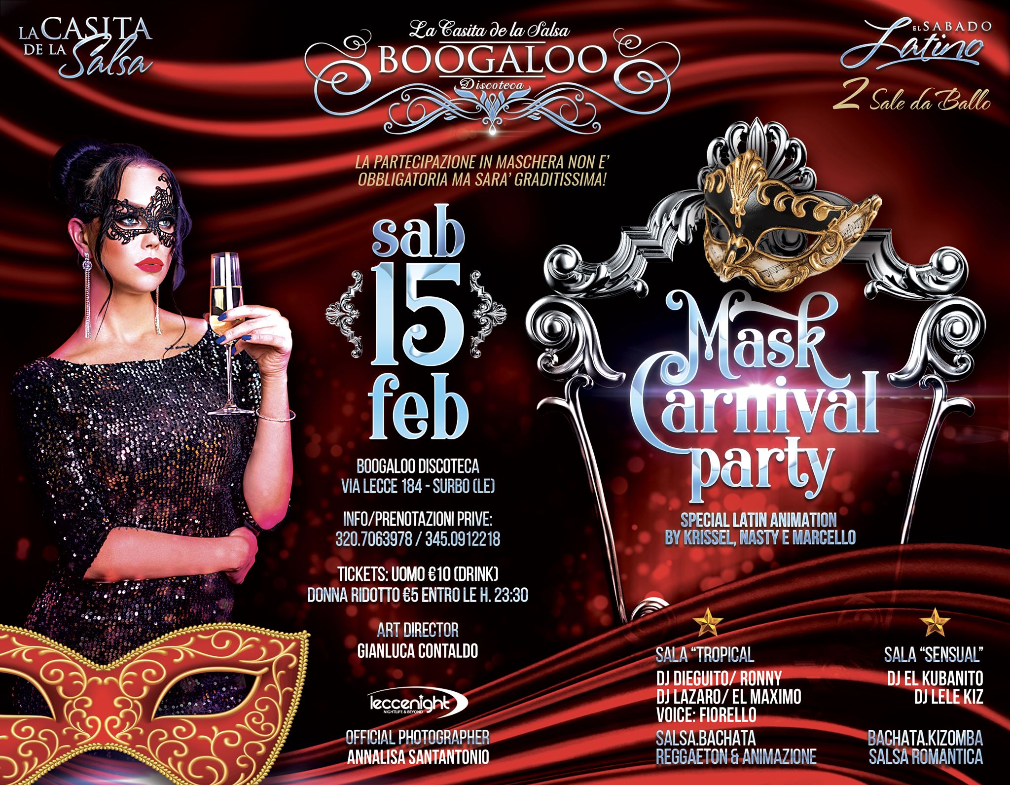 Boogaloo Mask Carnival Party Sabato 15 Febbraio 2020