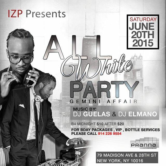 IZP ALL WHITE PARTY