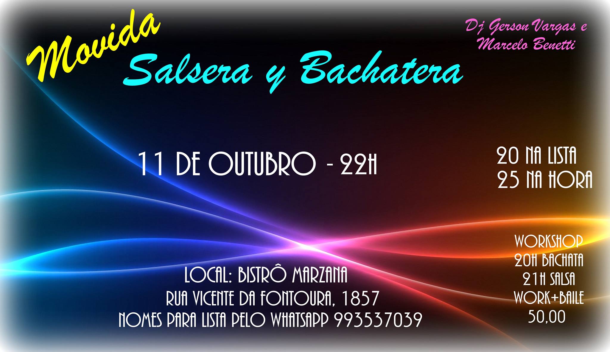 Movida Salsera e Bachatera - Outubro