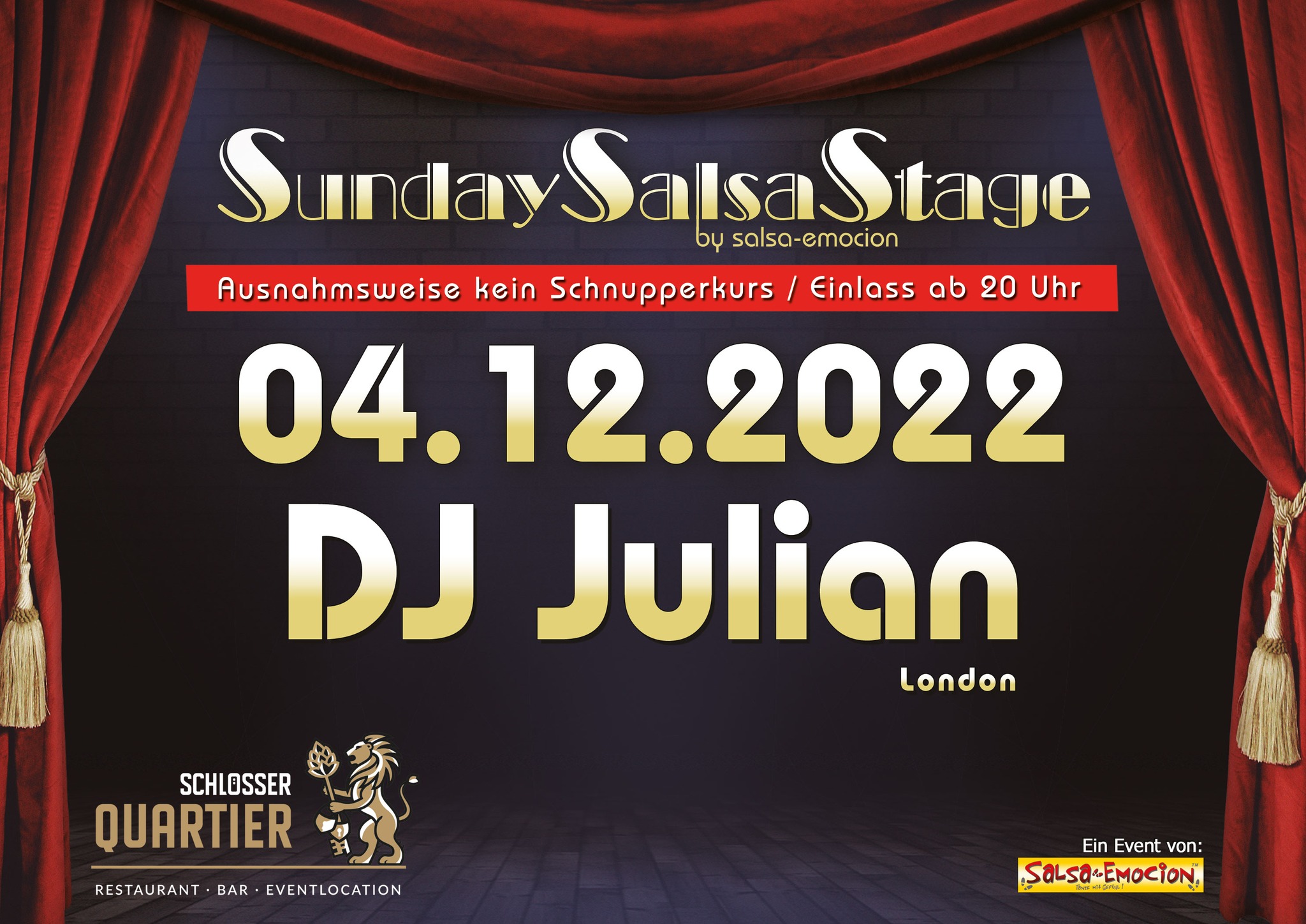 SundaySalsaStage & DJ Julian The Duke, London