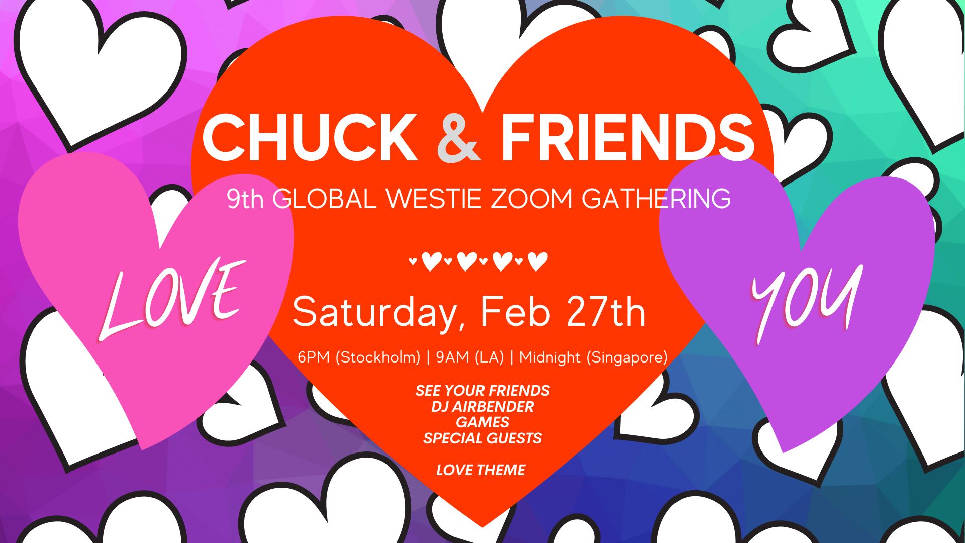 Chuck & Friends: 9th Global Westie Zoom Gathering