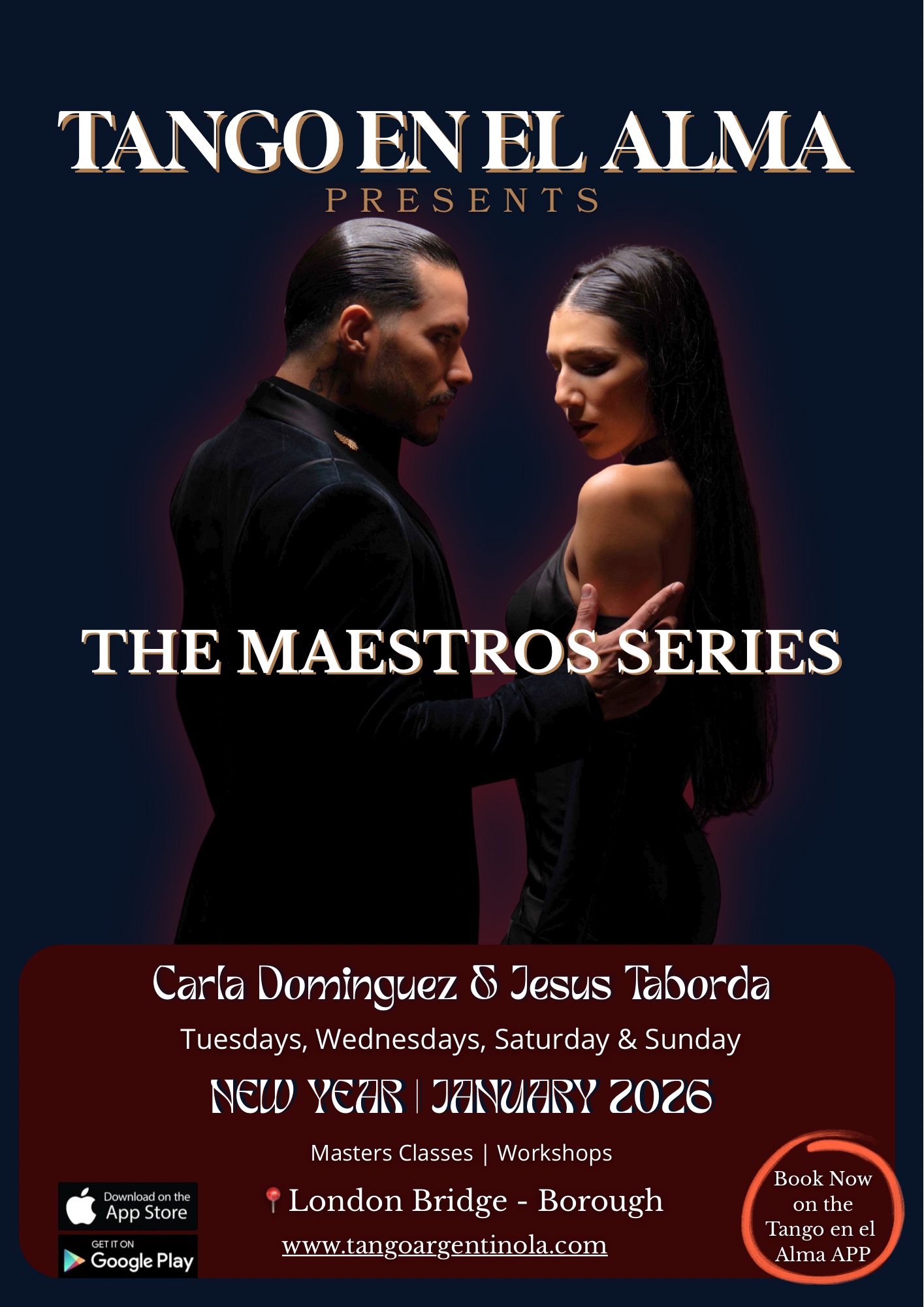 The Maestro Series · January 2026 Carla Domínguez & Jesús Taborda London