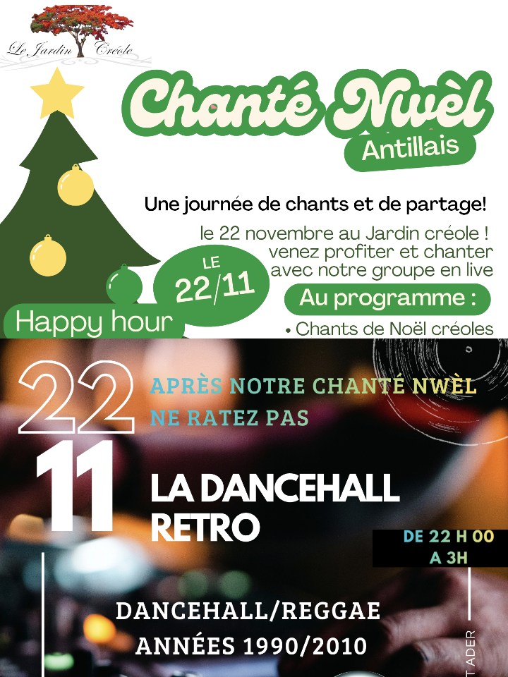 CHANTE NOEL SOIREE RETRO DANCEHALL