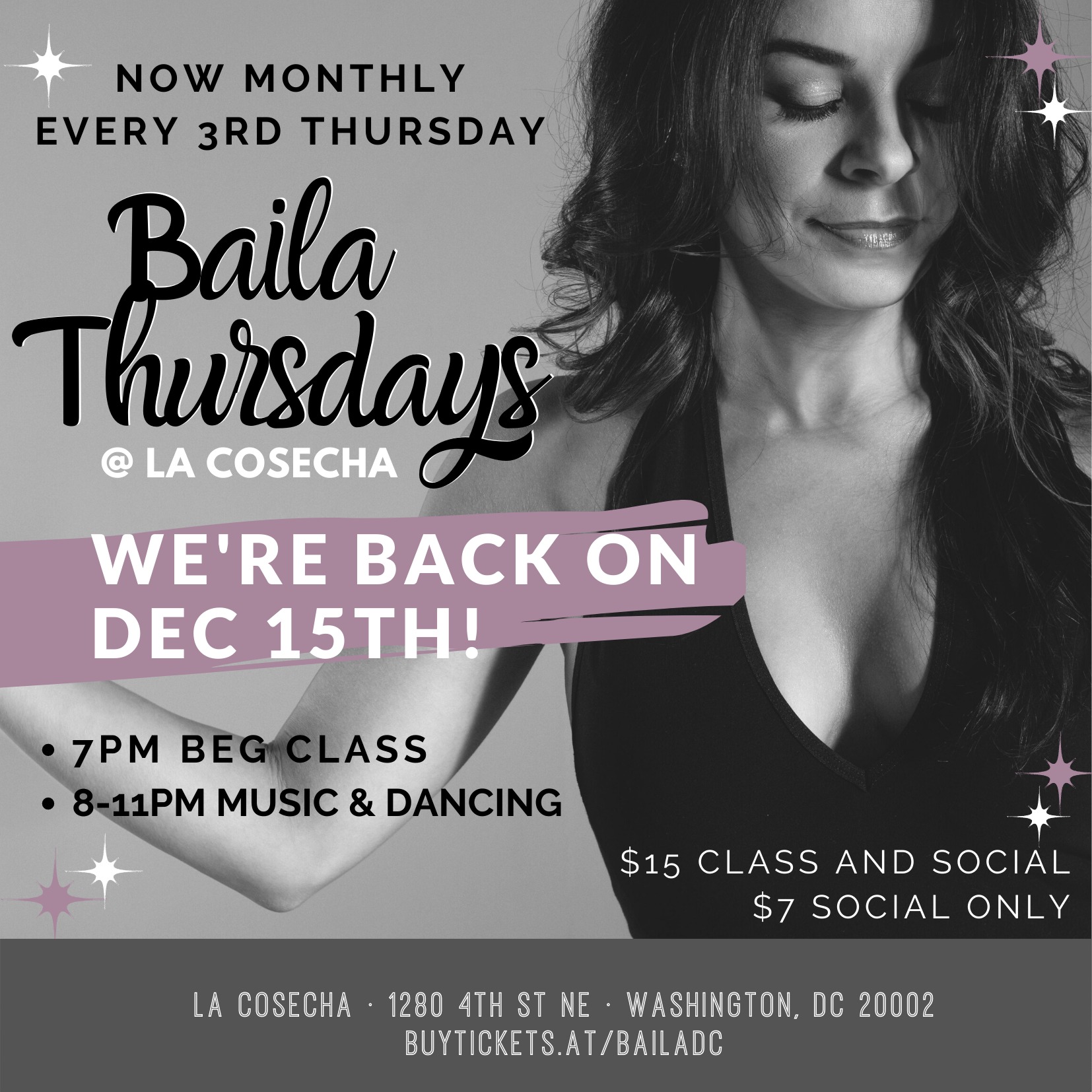 Baila Thursdays December Monthly Social