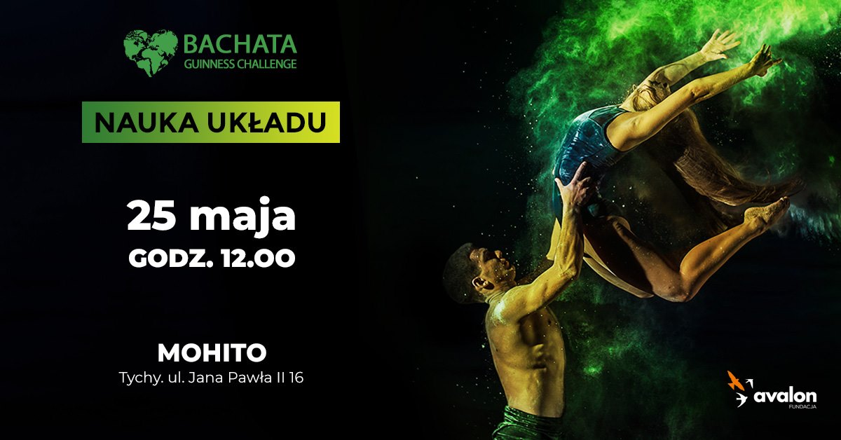 Nauka układu Bachata Guinness Challenge 2019 w Tychach!