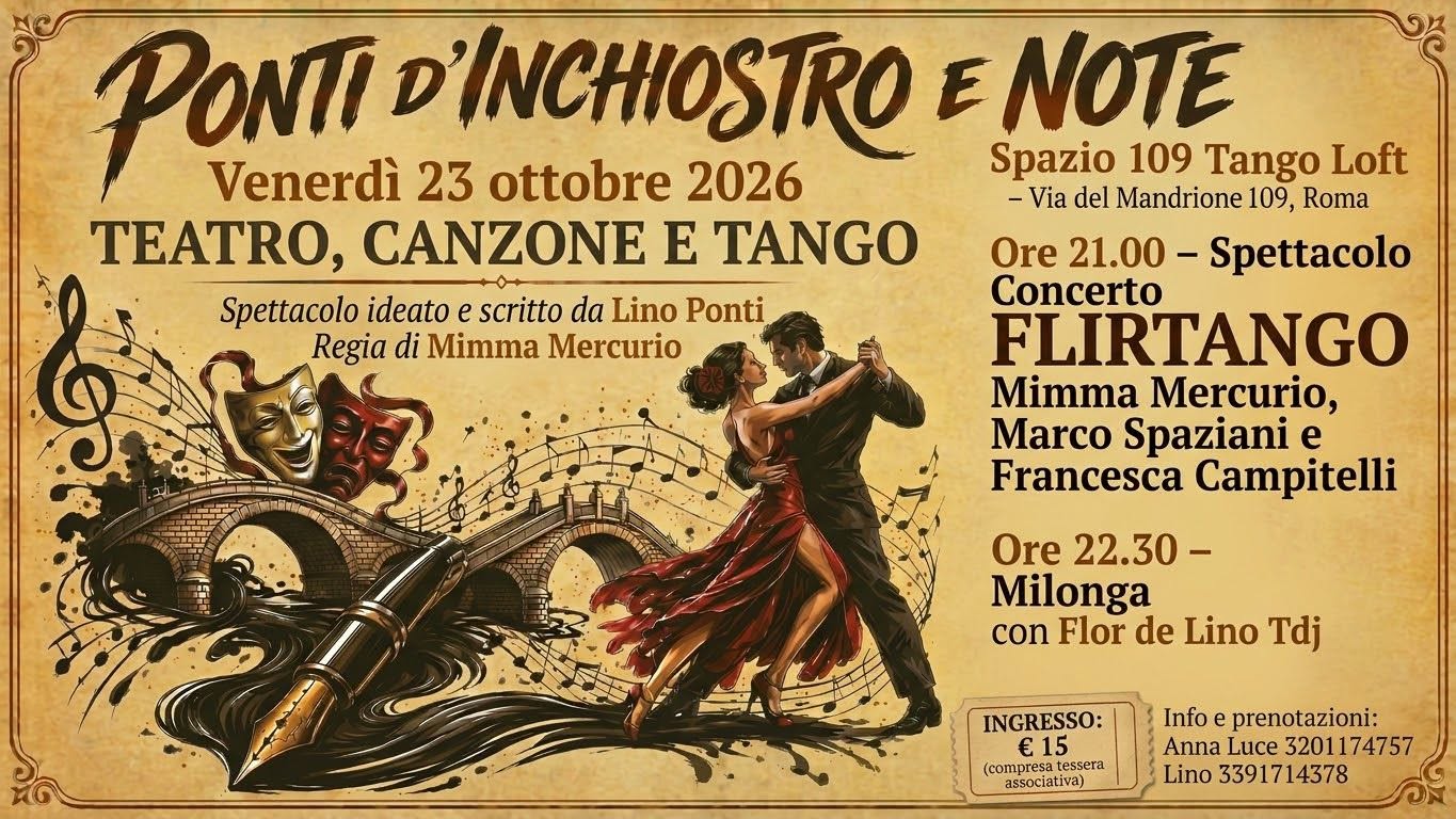 PONTI D'INCHIOSTRO E NOTE Tdj Flor de Lino