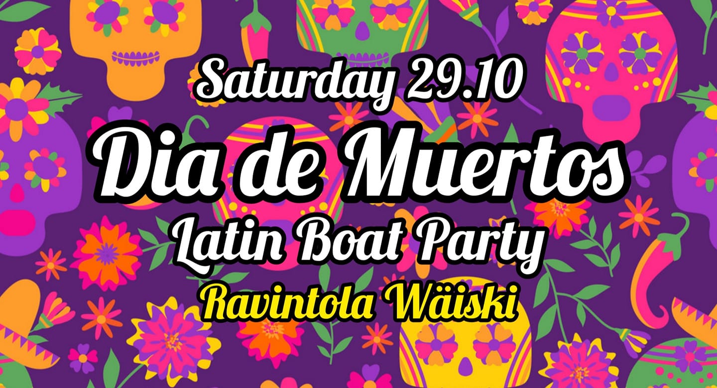 Latin Boat Party "Dia de Muertos"