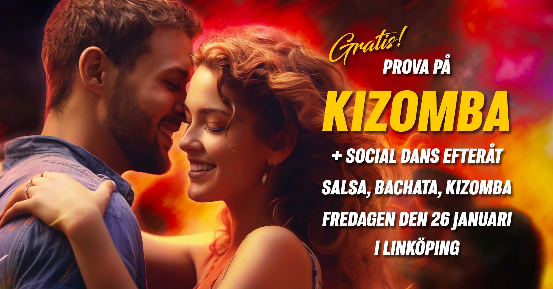 GRATIS prova pรฅ KIZOMBA i Linkรถping + Social Dans (SaBaKi)