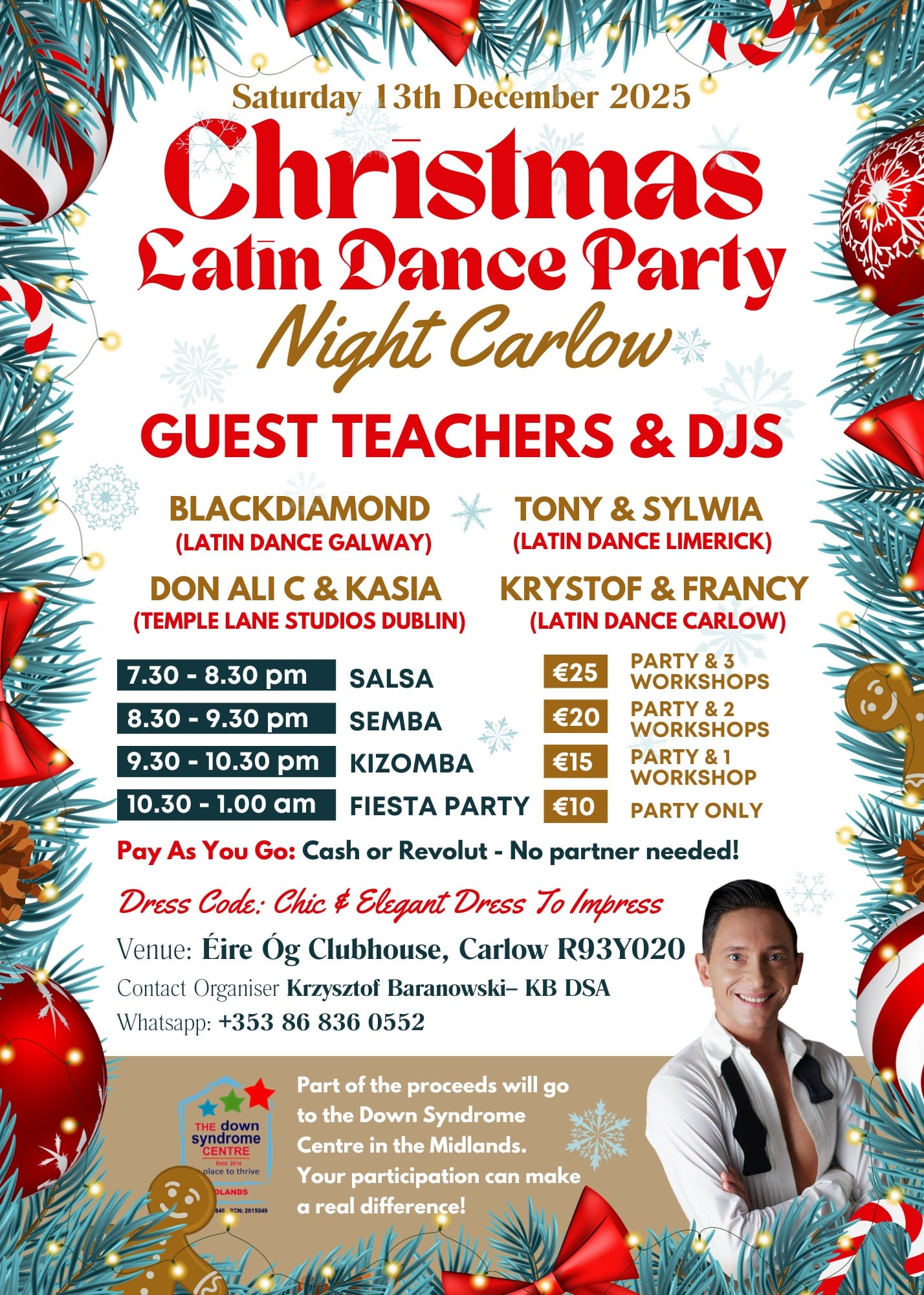 π
β¨ CHRISTMAS LATIN DANCE PARTY CARLOW 2025! β¨π