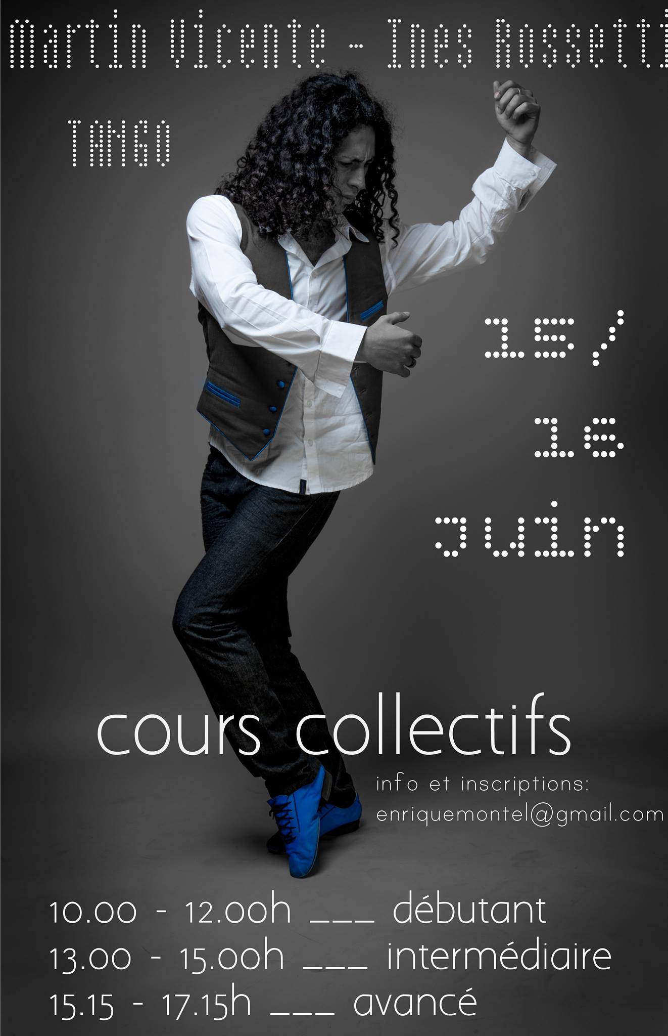 Cours de Tango Argentin par des Argentins (8-23 Juin 2013)