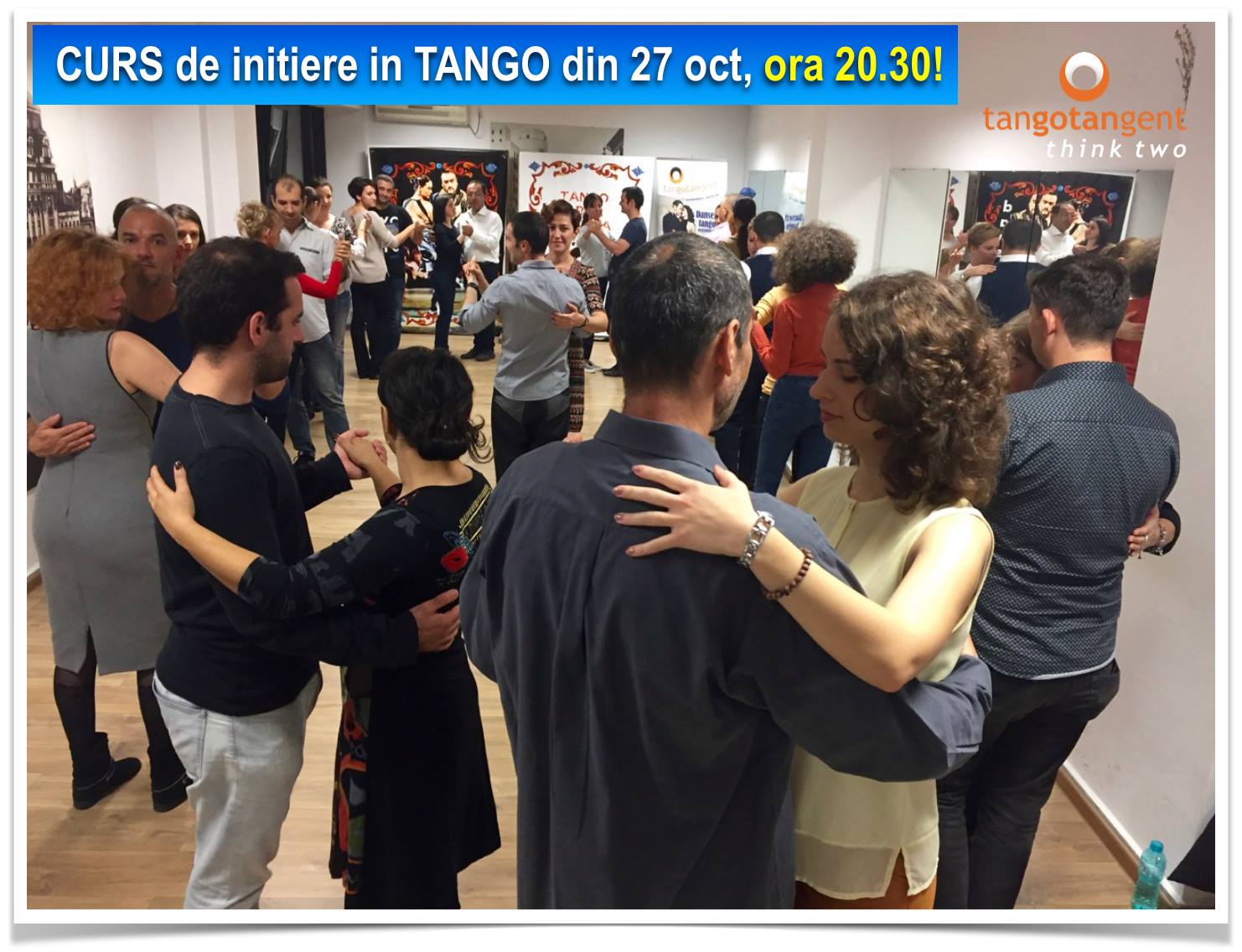 Cursul de initiere Tango din 27 oct. 20.30 la Tangotangent