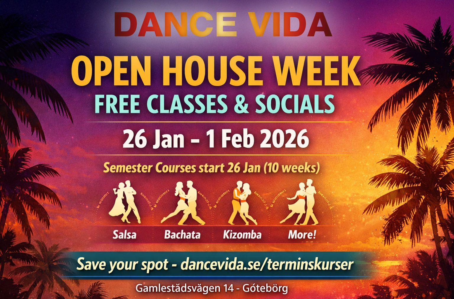 🔥 OPEN HOUSE WEEK - DANCE VIDA