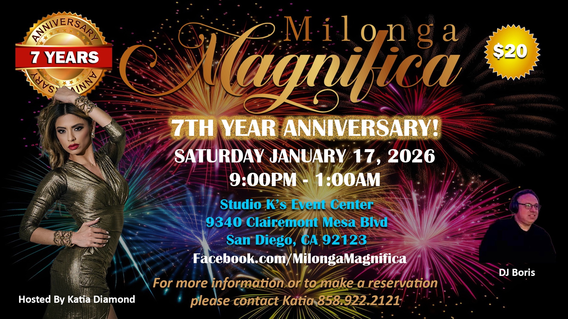 7th YEAR ANNIVERSARY MILONGA MAGNÍFICA