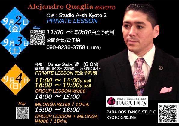 Alejandro Quaglia In KYOTO