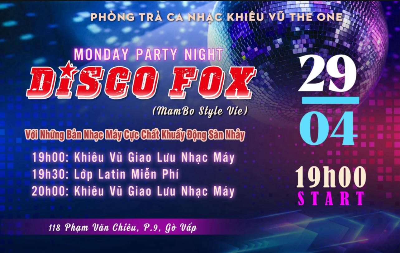 Đêm Nhạc Máy - Giới thiệu vũ điệu Discofox (Mambo)