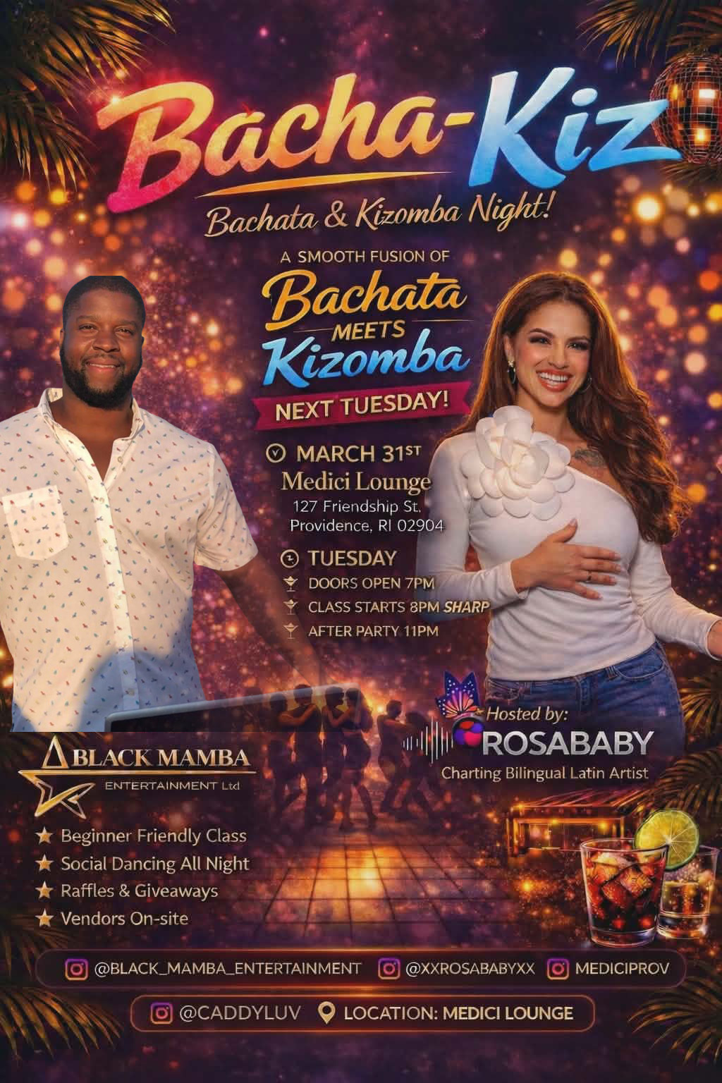 PVD Bacha-Kiz (Bachata-Kizomba) Night