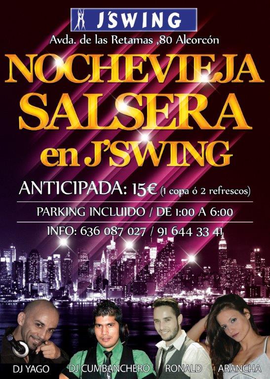 NOCHEVIEJA SALSERA EN J'SWING (Alcorcón)