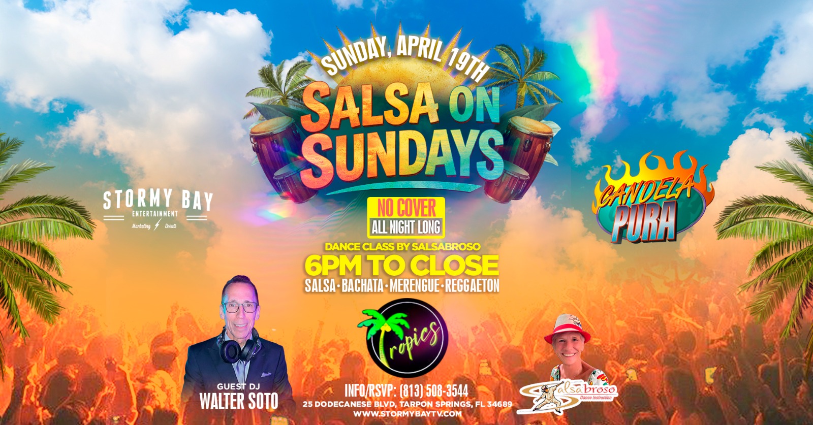 Salsa on Sundays at Tropics on the Sponge Docks