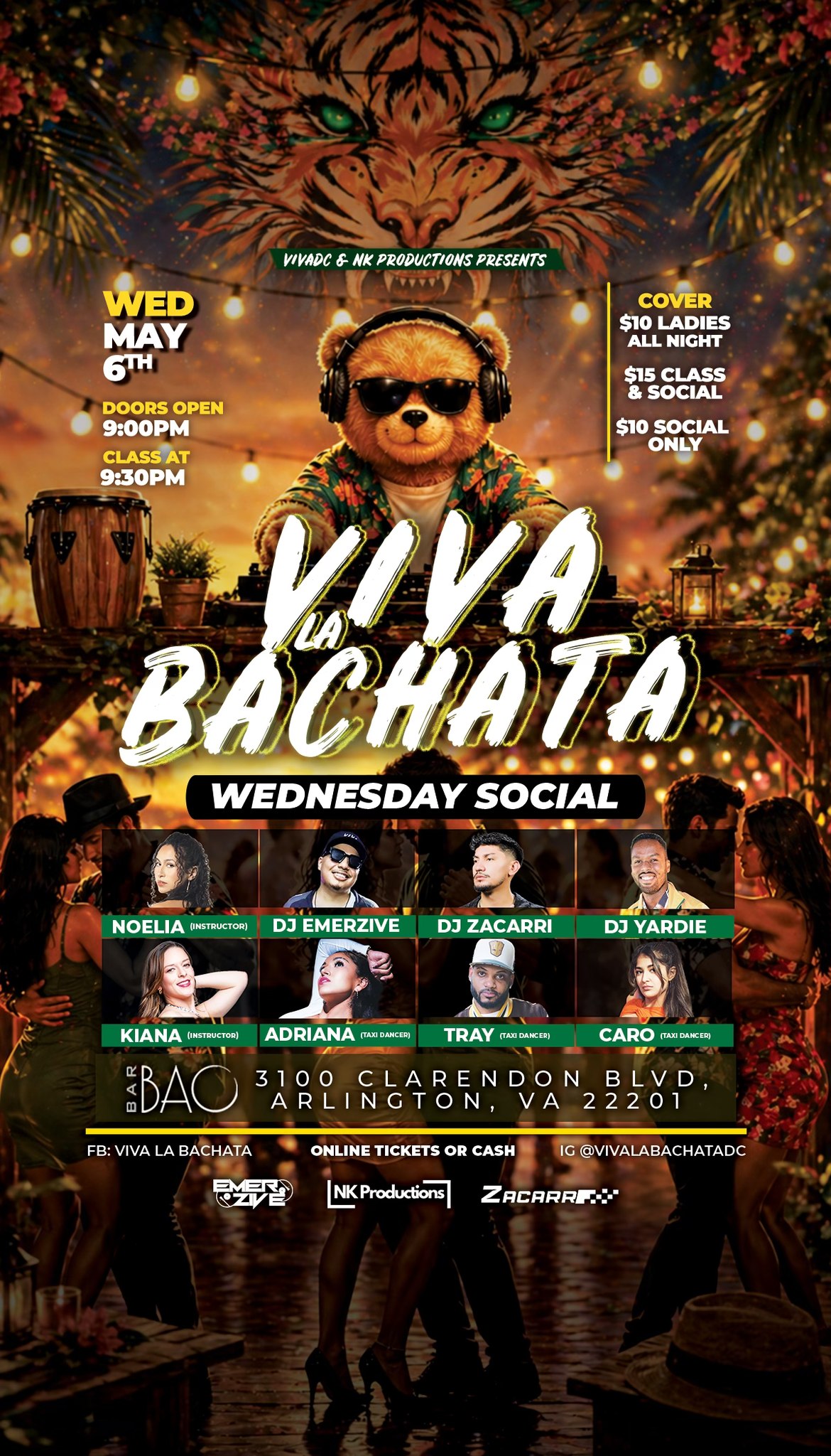 😎Viva La Bachata Wednesday Social 🐻