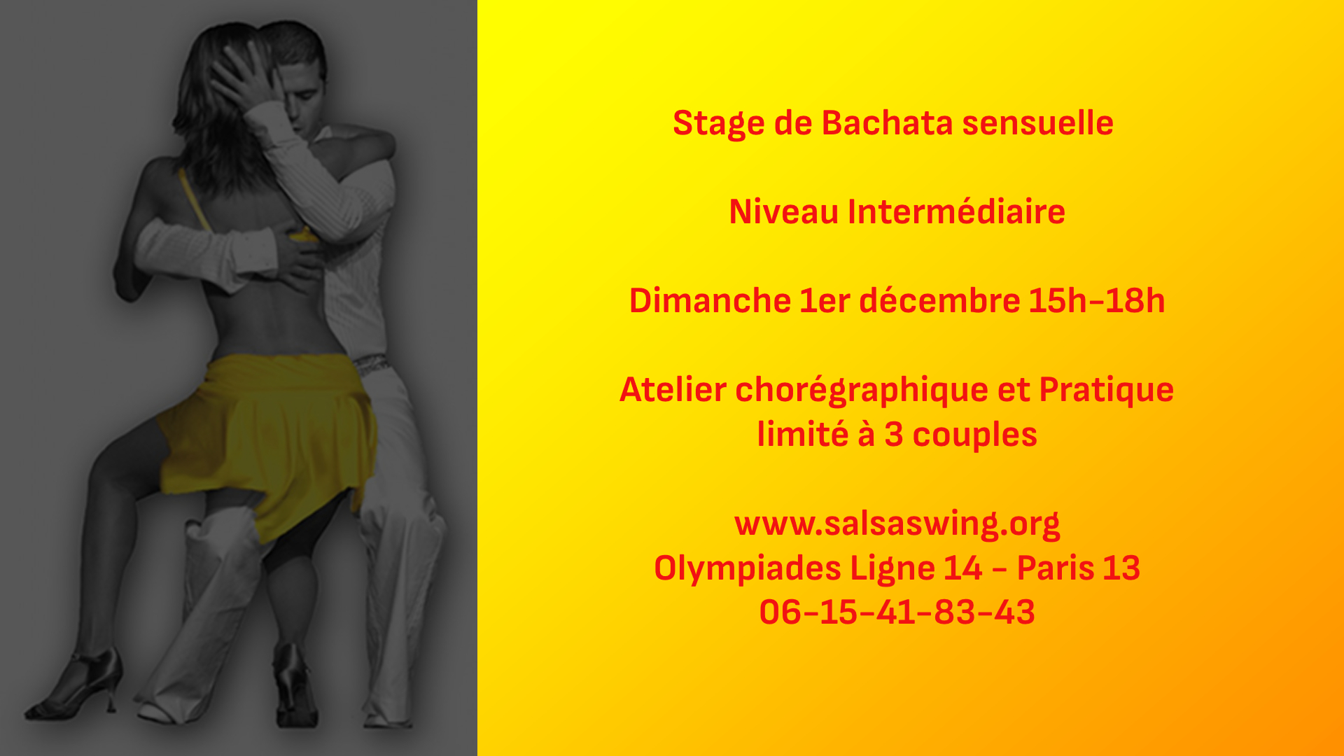 Stage Bachata Sensual