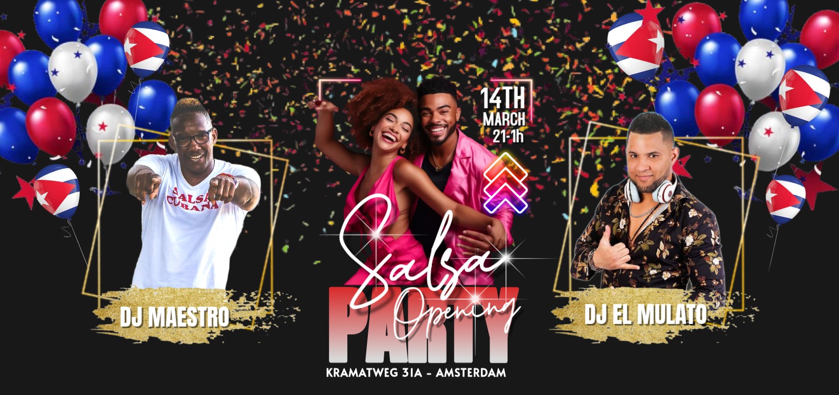 CUBAN SALSA PARTY ✮ OPENING NEW LOCATION AMSTERDAM