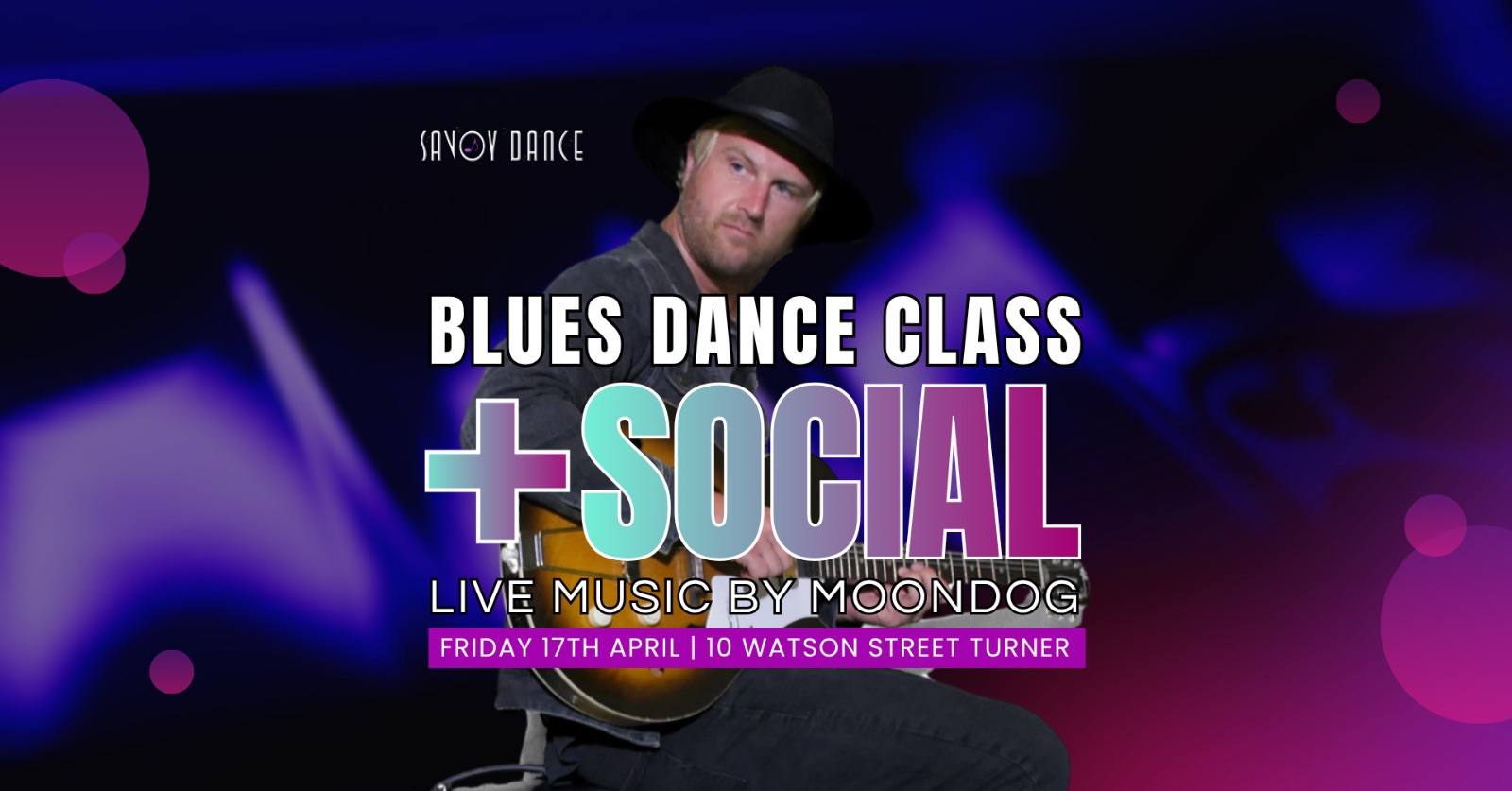 Blues Dance Class + Social, 17 April 2026!