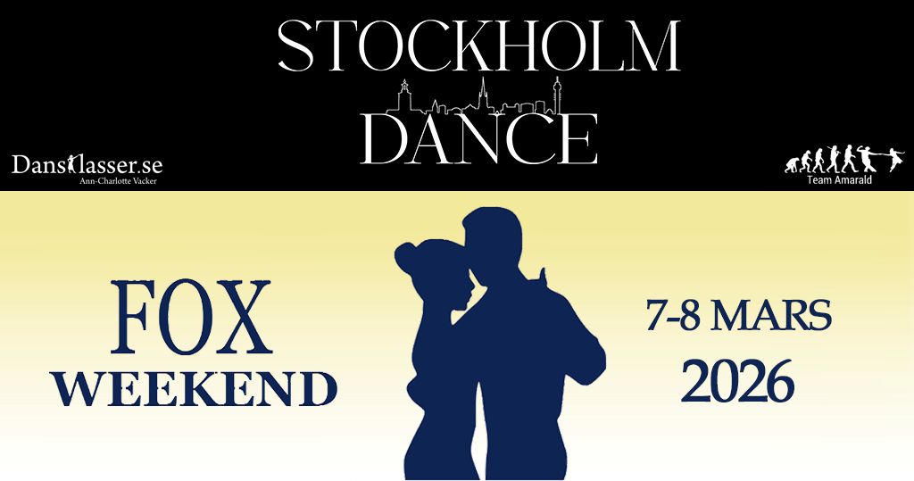 FULLBOKAD - STOCKHOLM DANCE FOX WEEKEND 2026