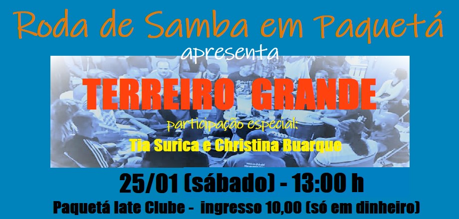 Terreiro Grande na Roda de Samba em Paquetá