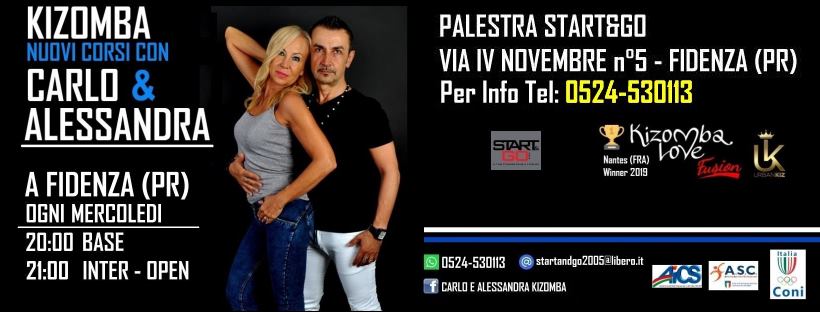 Corsi Kizomba FIDENZA (PR) con Carlo e Alessandra