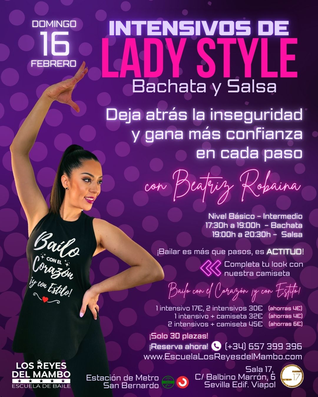Intensivos de Lady Style Bachata y Salsa con Beatriz Robaina