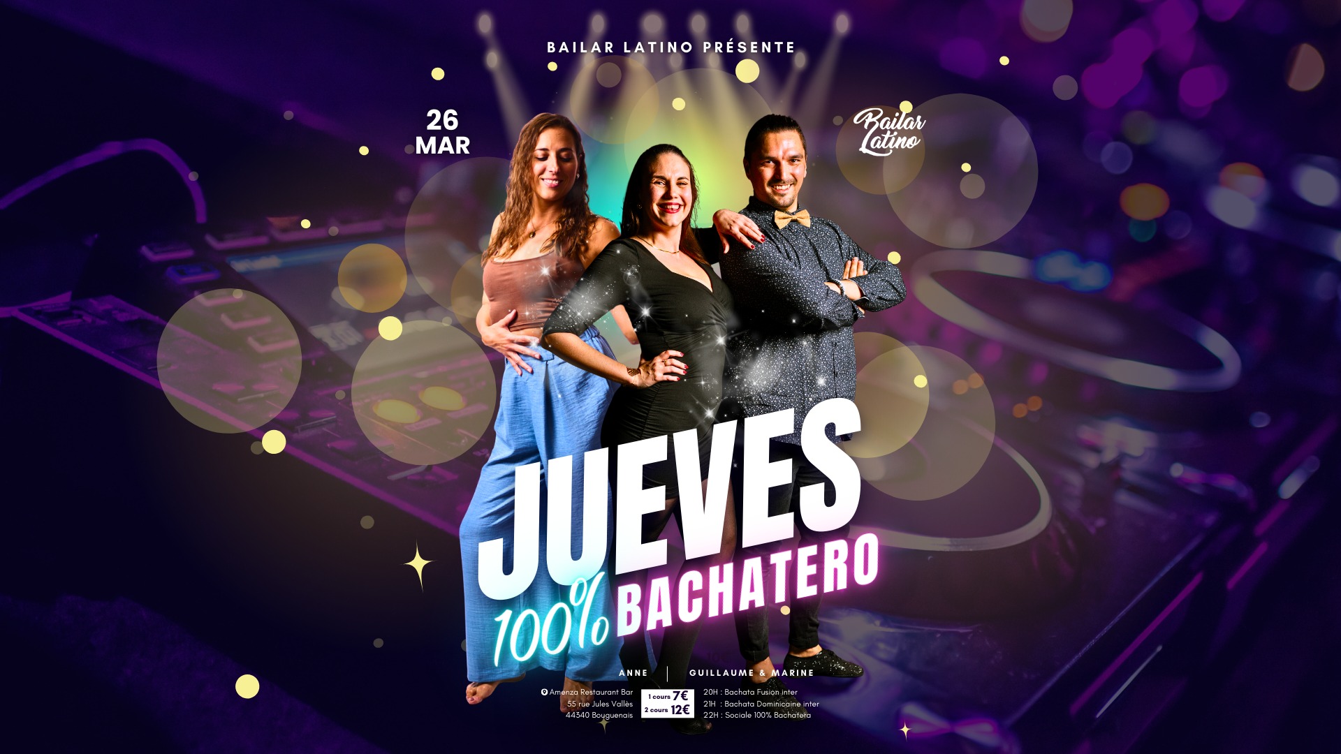 💜 JUEVES 100% BACHATA 💜 #06 by Bailar Latino & Amenza