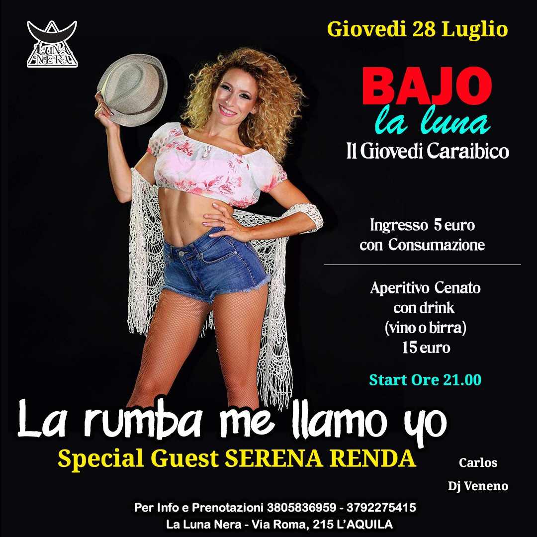 BAJO LA LUNA - Special Guest SERENA RENDA