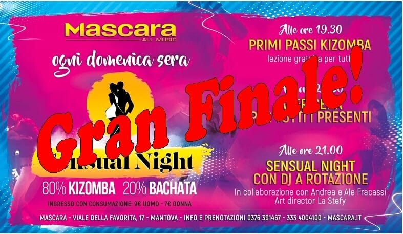 SENSUAL NIGHT DOMENICA 26 MAGGIO
