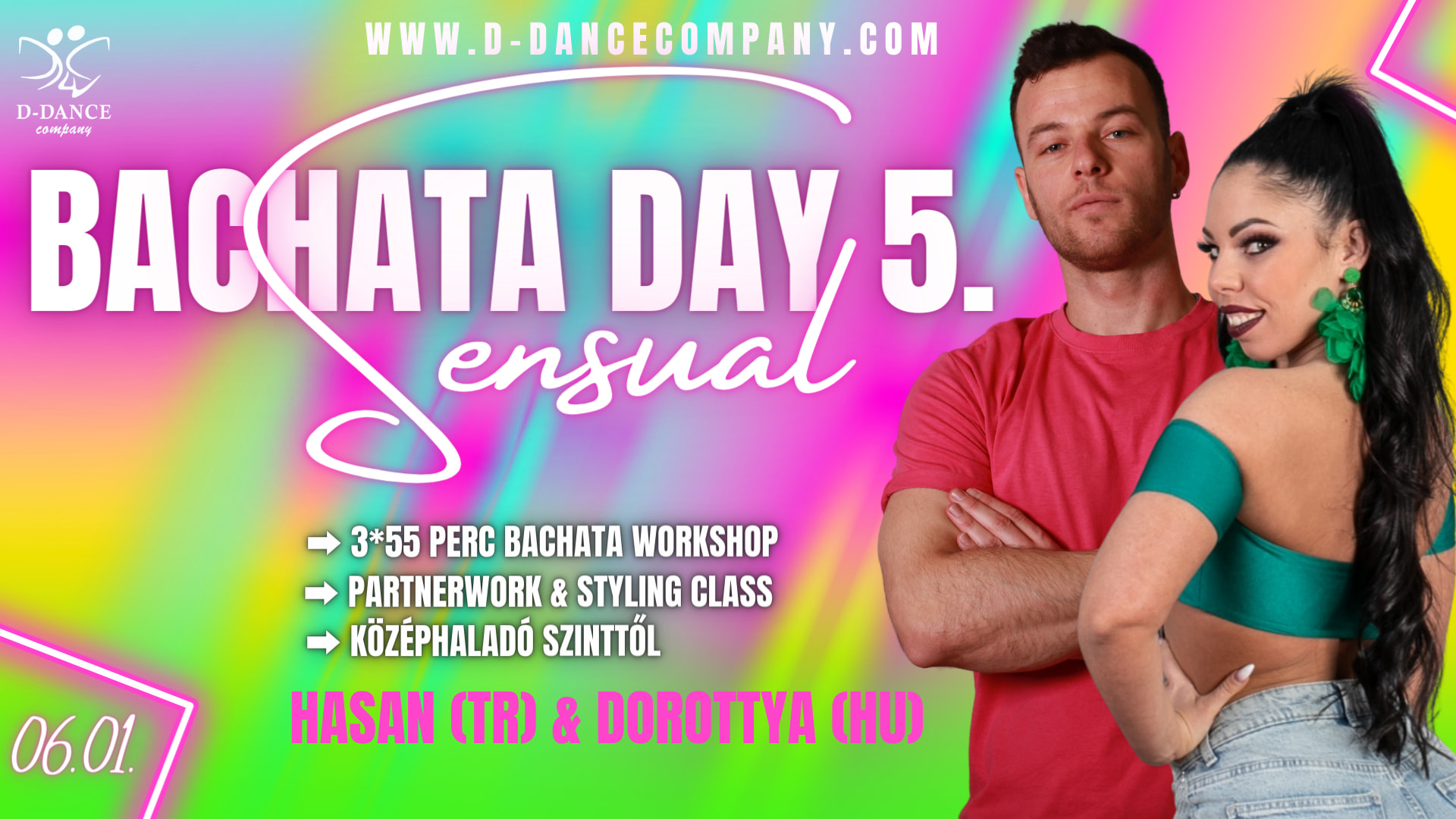 Bachata Day Budapest 5. Hasan (TR) & Dorottya (HU) D.D.C.
