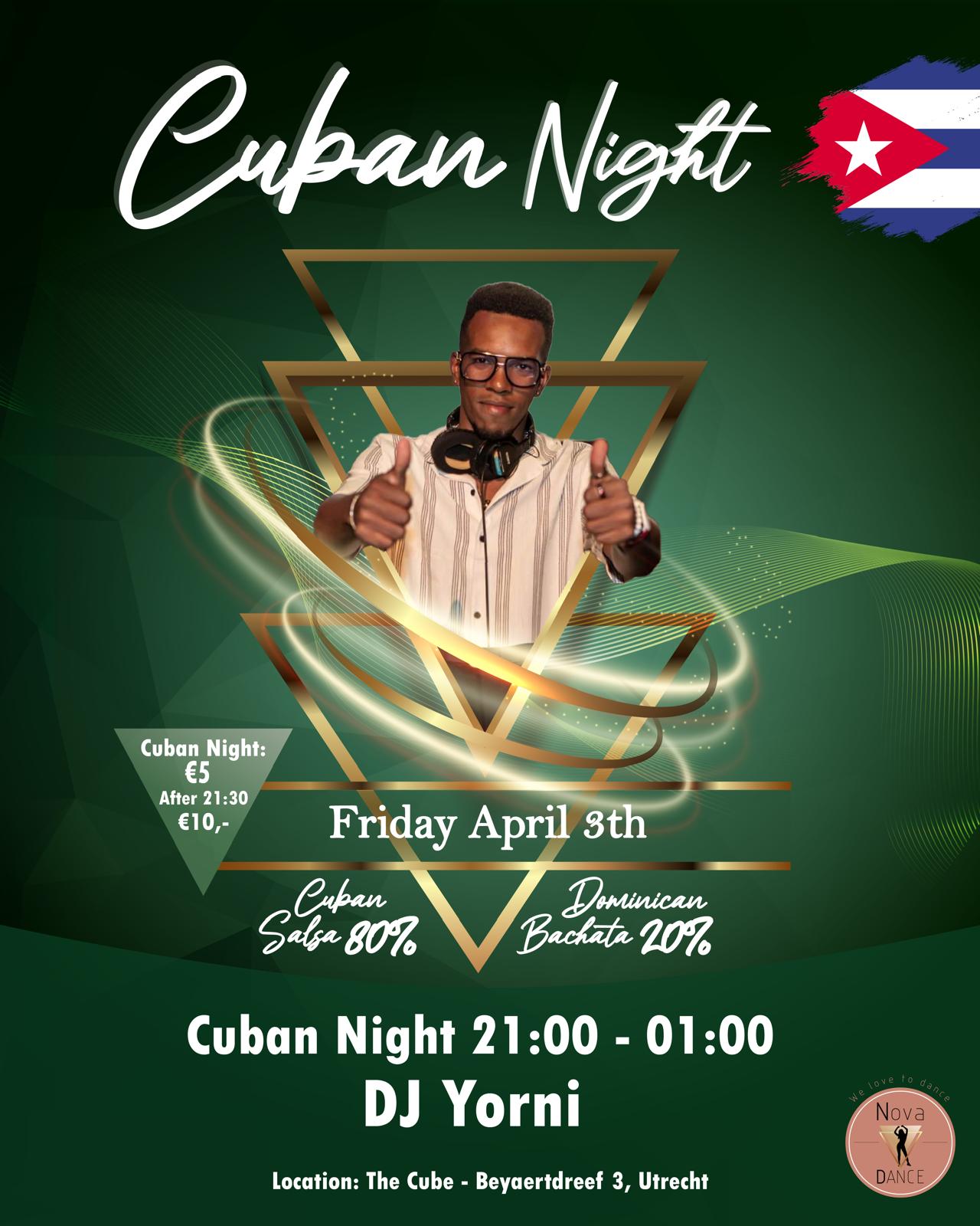Friday: Cuban Night