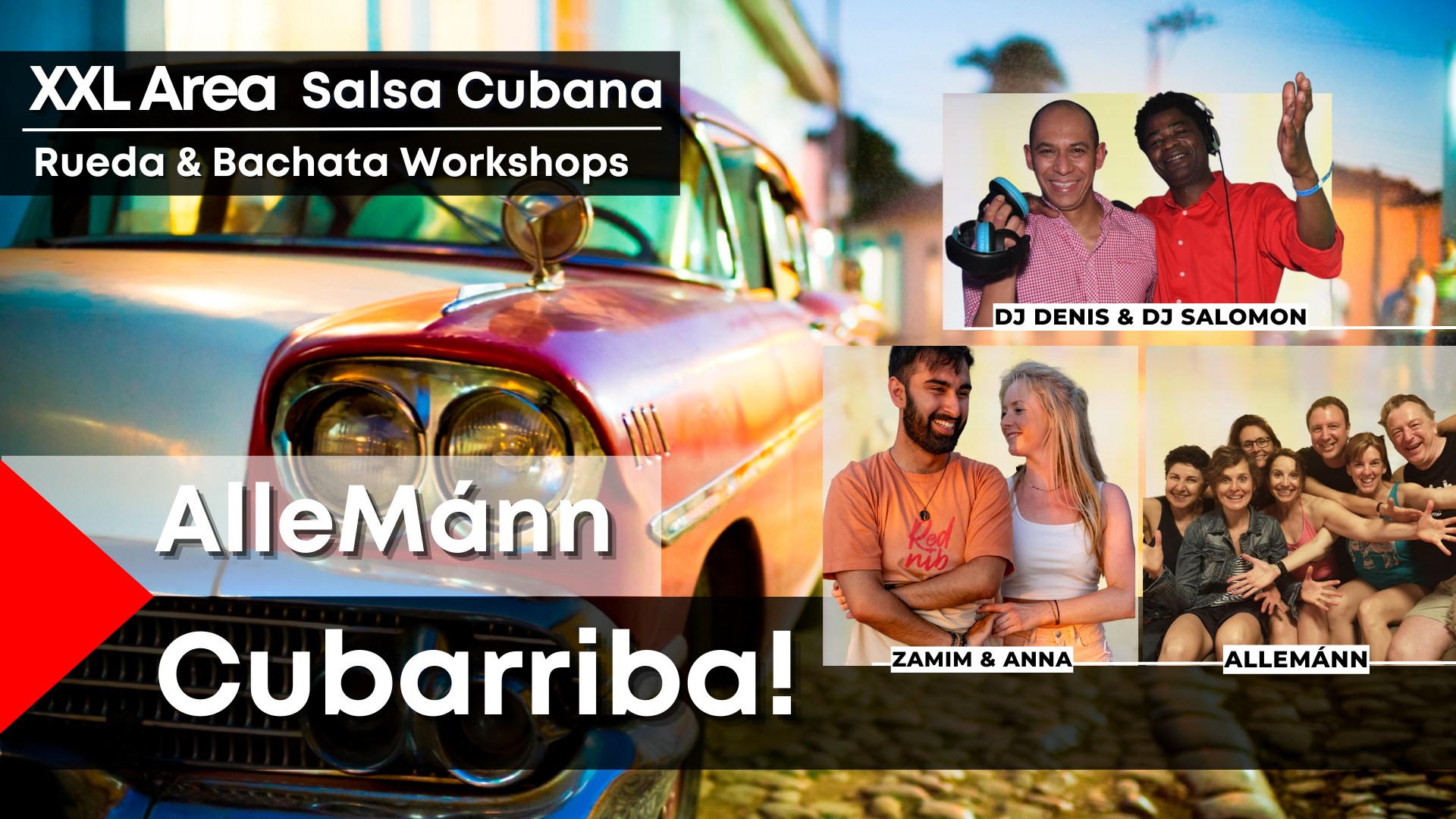 Cubarriba - Bachata & Rueda Workhops Salsa Bachata Party
