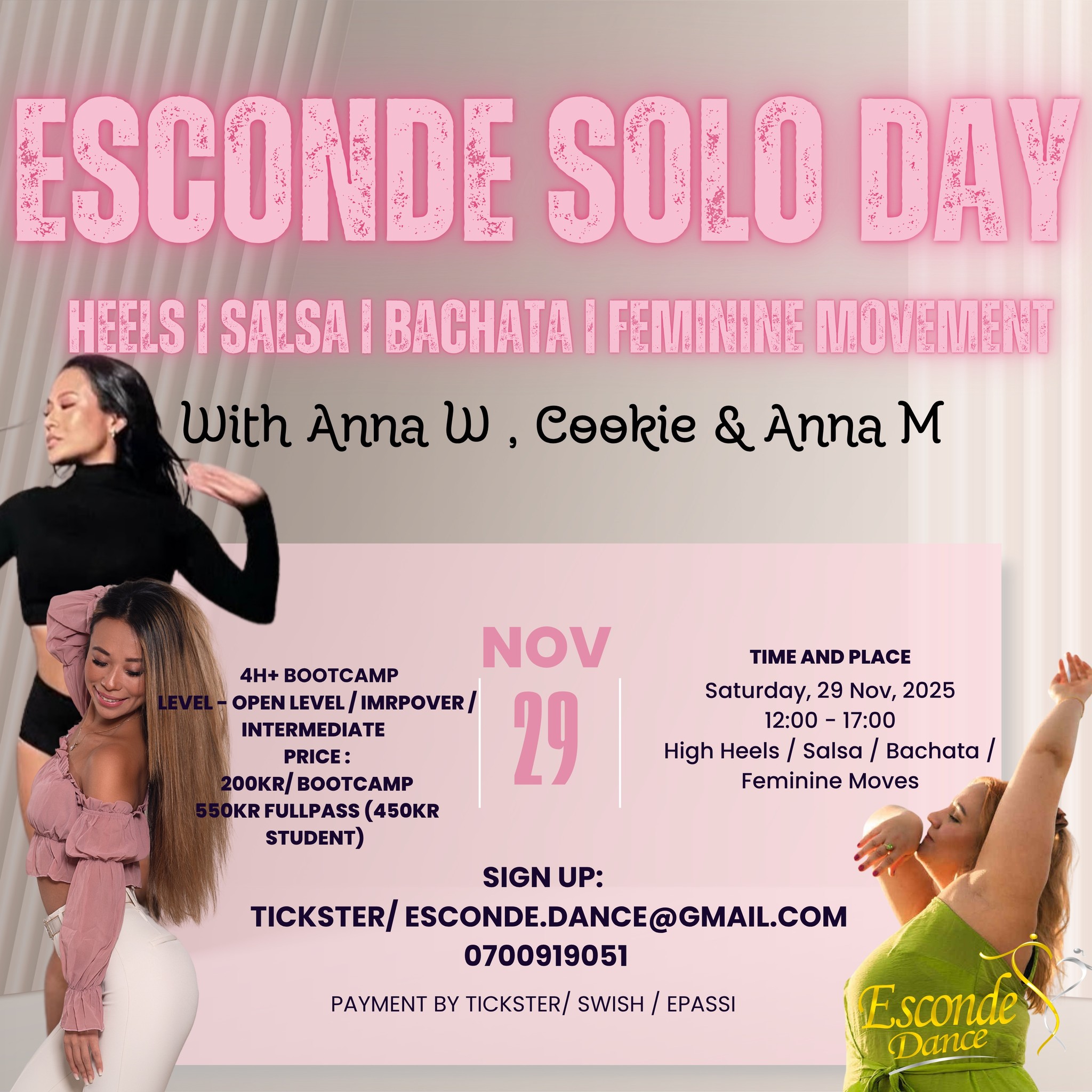 Esconde Solo Day 29 11 - Heels, Salsa , Dominican Bachata & Feminine movement 👑👠