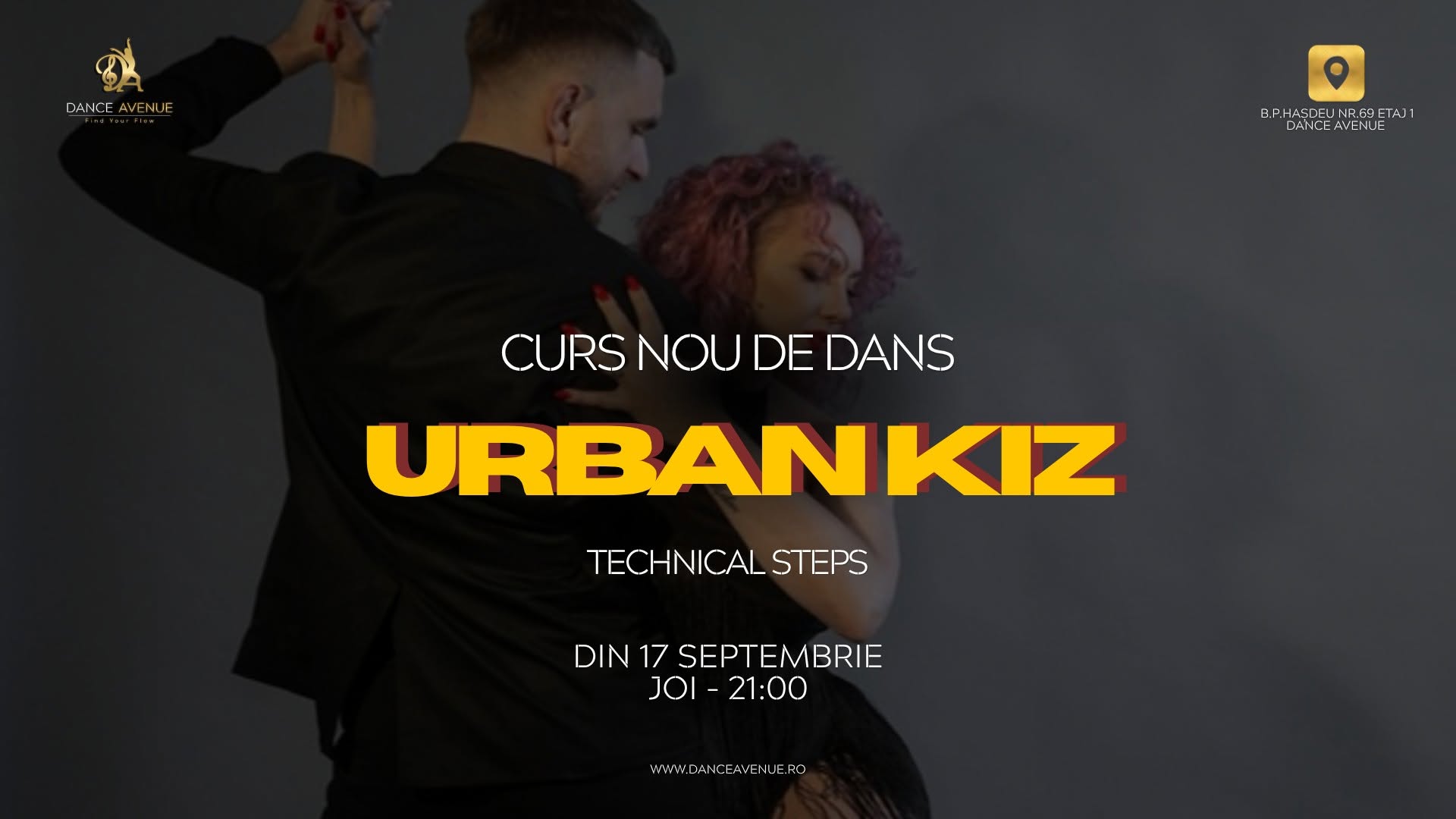 Curs de dans URBAN KIZ - TECHNICAL STEPS by Dance Avenue Cluj-Napoca