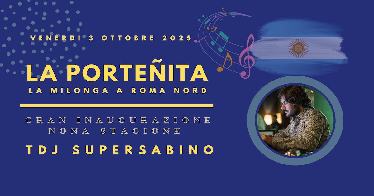 3 10 LA PORTEÑITA Tdj SUPERSABINO - Inaugurazione nona stagione!