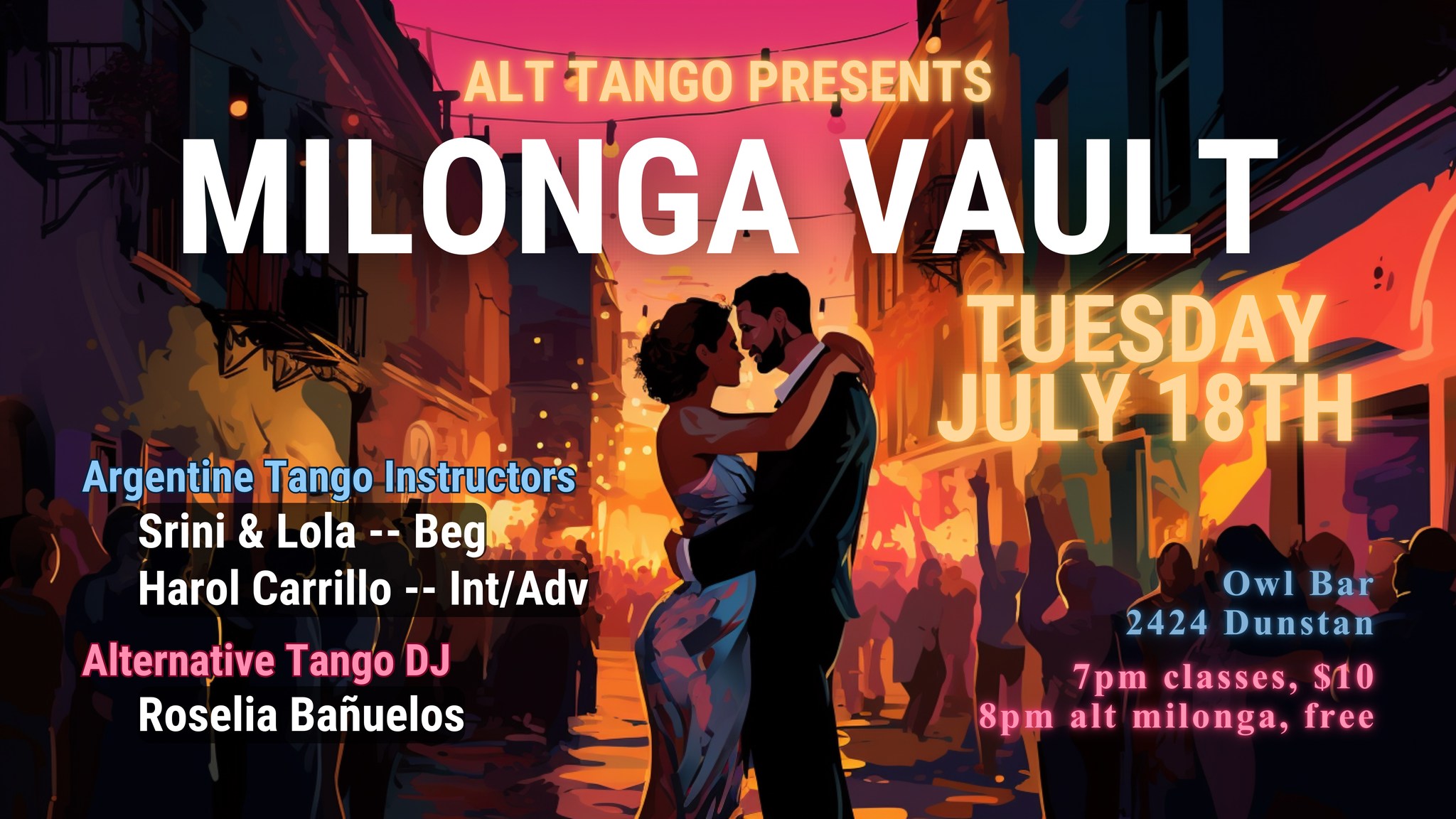 Milonga Vault at Owl Bar