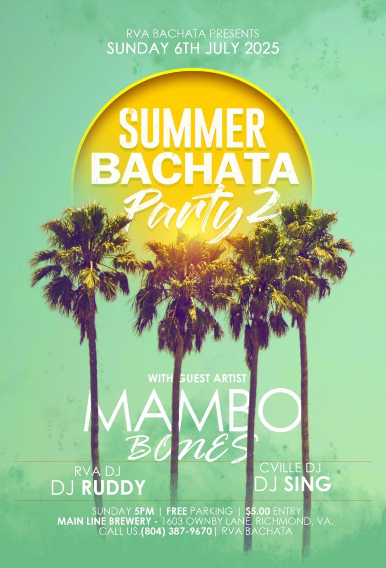 RVA Bachata Sunday - Summer Vibes Part 2