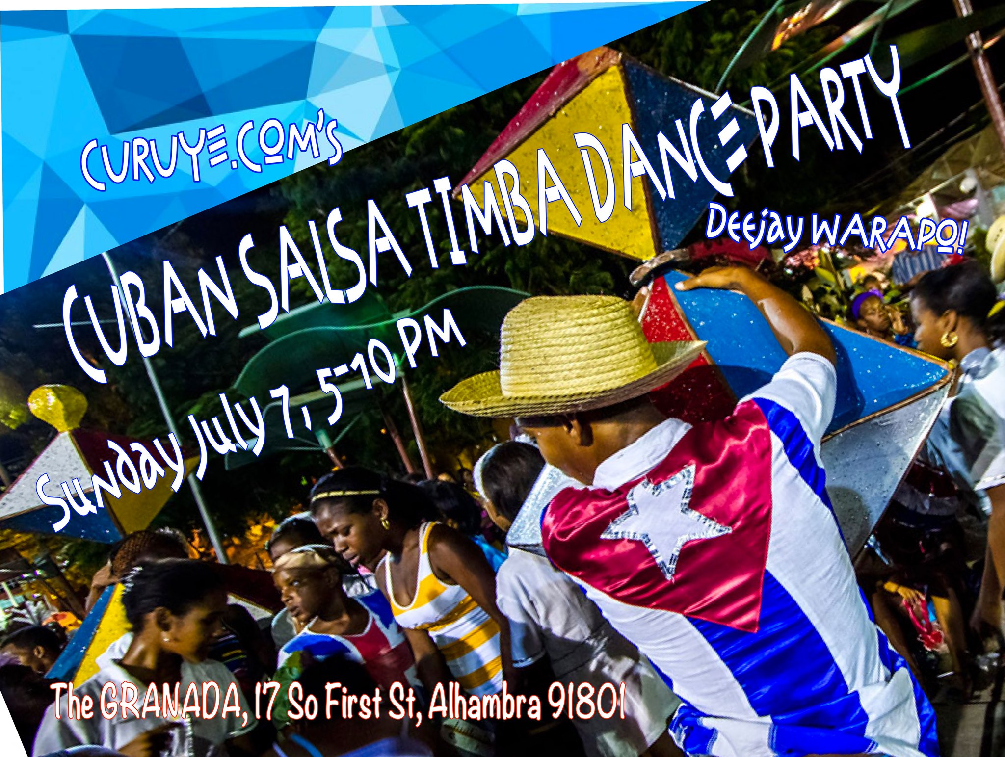 Curuye's July Cuban Salsa Timba Dance Party!
