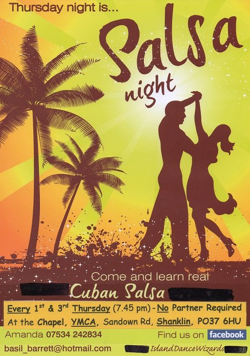 Thursday Cuban SALSA Returns - Now at the Chapel!